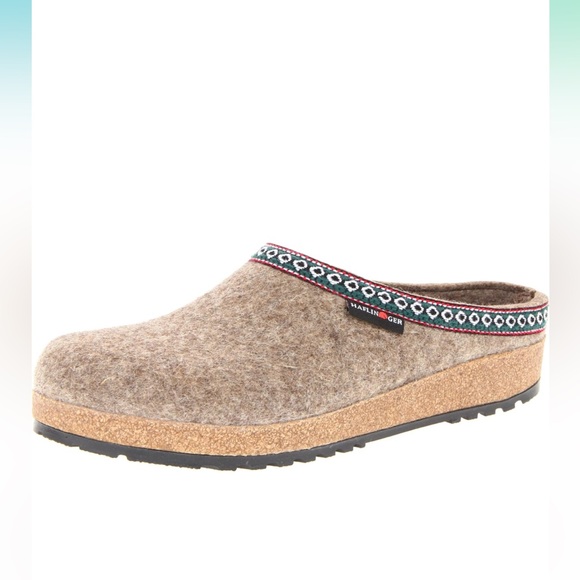HAFLINGER Women's Gz Magic Clog - Grey Comfort Shoes With Arch Support - View #6